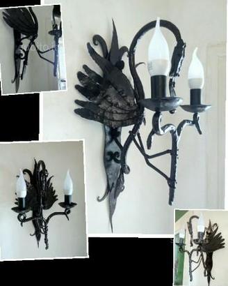 Applique in ferro forgiato mod. Drago Volante