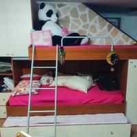 Armadio , cameretta, letto a castello