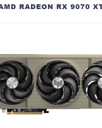 NITRO+ AMD RADEON RX 9070 XT GAMING OC 16GB scheda