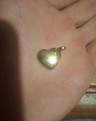 ciondolo cuore pomellato 