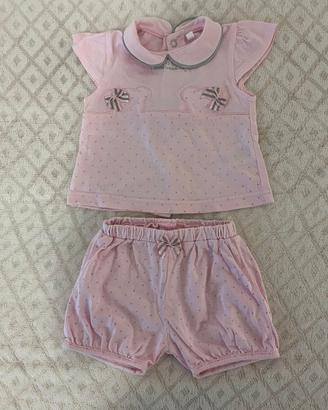 Completino Pierre Cardin - 3/6Mesi - Rosa