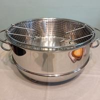 Scolapasta acciaio inox grande 