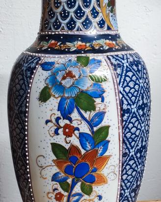 Vaso da centro tavolo decorato 