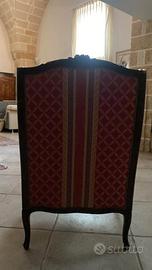 Poltrone antiche "bergere" cornice in legno