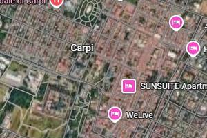 Carpi nuovo trilocale con 2 camere da letto