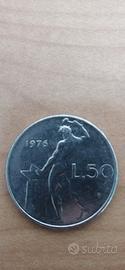 RARISSIMA MONETA DI 50 LIRE DEL 1976