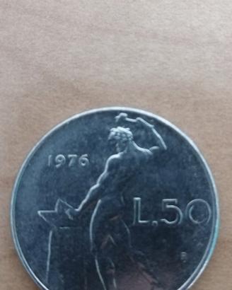 RARISSIMA MONETA DI 50 LIRE DEL 1976