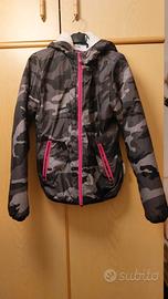 giubbino militare donna  con cappuccio taglia L