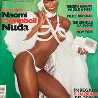 PLAYBOY dicembre 1999 NAOMI CAMPBELL + poster
