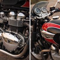 Triumph Boneville T100 modificata cafe racer