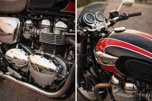 Triumph Boneville T100 modificata cafe racer