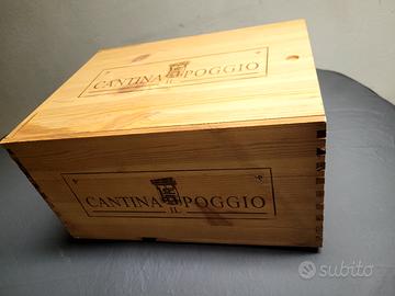 cassetta vini in legno 