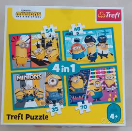 puzzle  Minions e Frozen Disney 