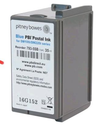 Pitney Bowes 793-5SB blu 