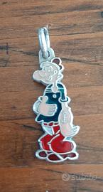 Ciondolo argento Braccio di Ferro