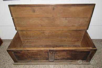 Cassapanca 700 olmo reggio emilia massello antica