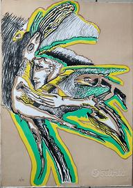 Remo Brindisi Litografia 70x50