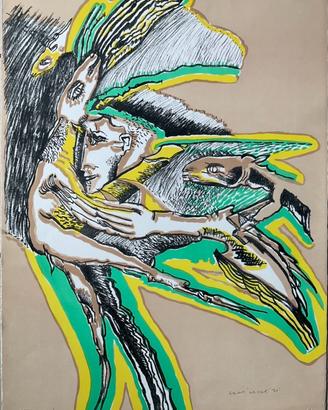 Remo Brindisi Litografia 70x50