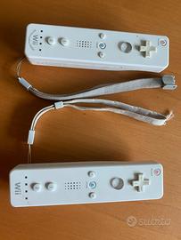 2 controller Nintendo Wii joystick originali white