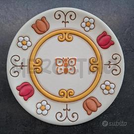 THUN PIATTO FARFALLA E FIORI