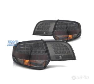 FANALI AUDI A3 8PA SPORTBACK 04-08 LED ROSSO AFFUM