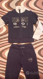 Tuta Geox nera bambina