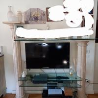 colonne in vero travertino