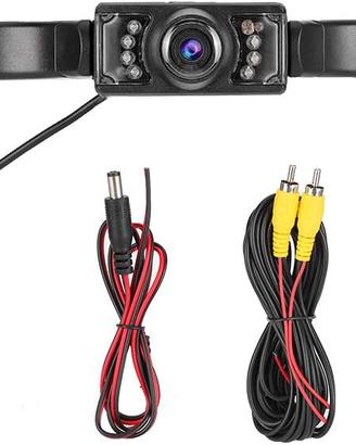 TELECAMERA PER AUTO FULL HD A 8 LED RETROCAMERA