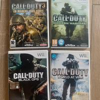 Lotto giochi WII Call of Duty