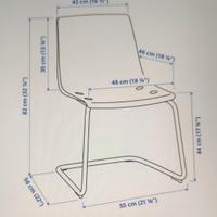 sedia trasparente ikea