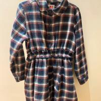 Vestito bambina scozzese