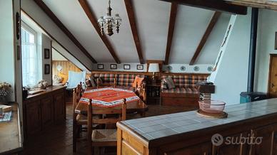 Trilocale ultimo piano con vista sui monti