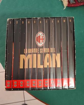 La grande storia del Milan cofanetto 11 DVD