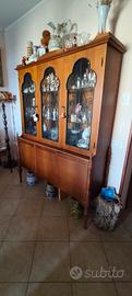 credenza vetrina 3 ante vintage 