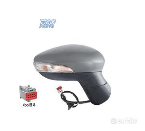 SPECCHIO COMPLETO DESTRO FORD FIESTA 08-12 PIEGHEV