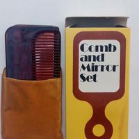 Pettine e specchietto vintage anni '80