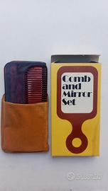 Pettine e specchietto vintage anni '80