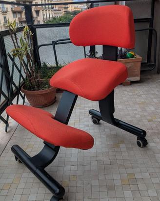 Sedia ergonomica con schienale [STILE VARIER]