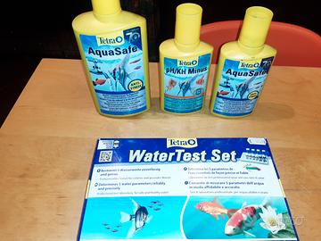water test e diluitori per acquario