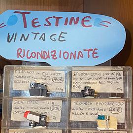 Testine giradischi vintage revisionate funzionanti