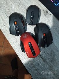 Lotto 4 Mouse Wireless Senza Fili per PC Desktop