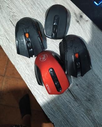 Lotto 4 Mouse Wireless Senza Fili per PC Desktop