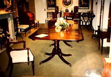 Tavolo Regency antico + sedie