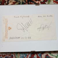 Autografi Van Basten e Rijkaard 1988
