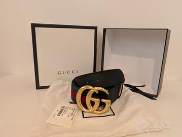 Cintura Gucci Gold GG 110