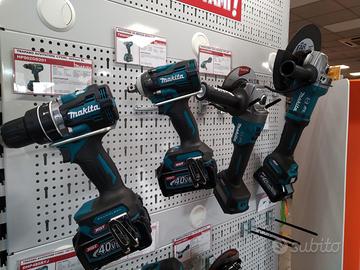 Linea Makita 40V batteria trapano tassellatore