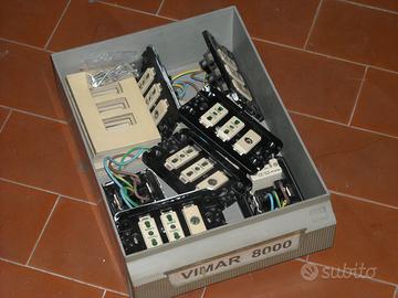 Vimar serie 8000  frutti bipasso,antenna,telaietti