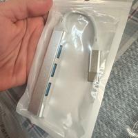 Adattatore usb 3.1 con porta type C multiporta