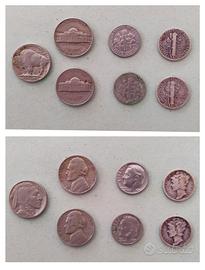 monete "one dime" "five cents" 