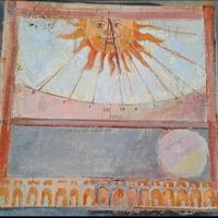 Meridiana  tipo affresco di C.Trabucco